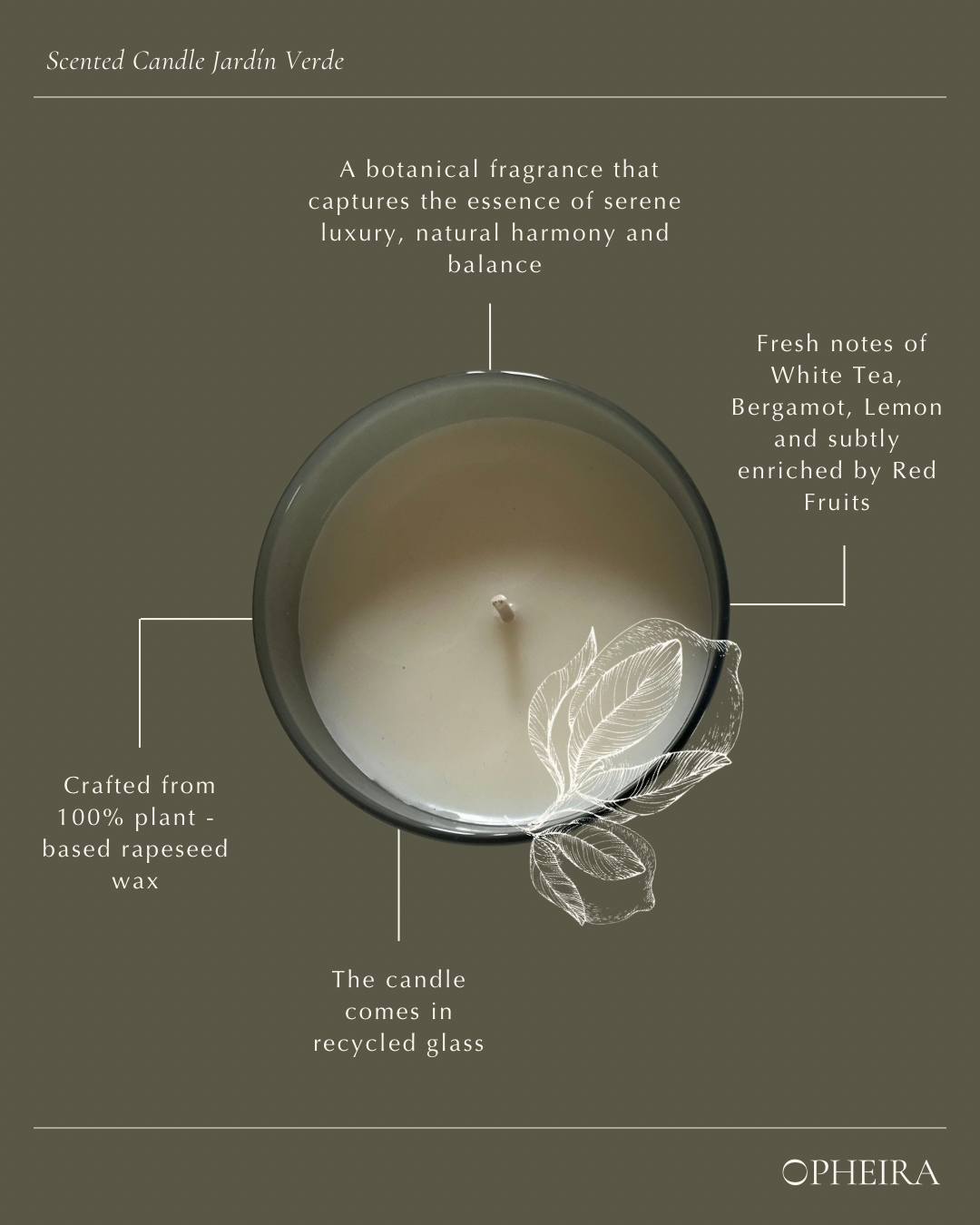 Scented Candle Jardín Verde